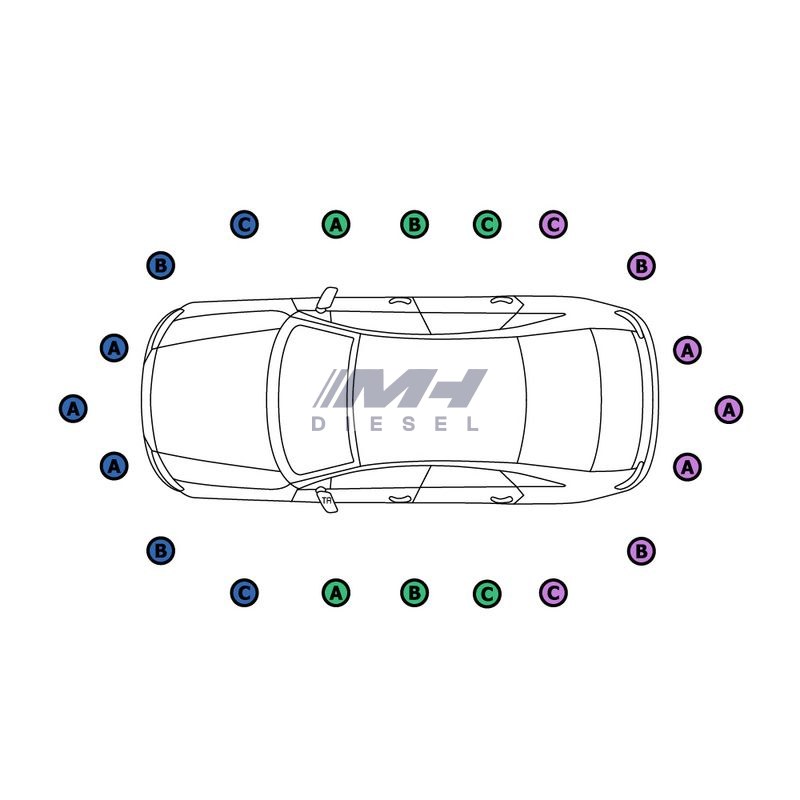 BOSCH 0263009638 Park Sensörü – Mercedes-Benz A, B, C, E, E, G, S, Vito, Sprinter