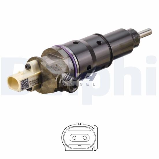 DELPHI BEBJ1F06101 Enjektör – Volvo FM FMX D11K Euro 6 Renault Trucks DTI11