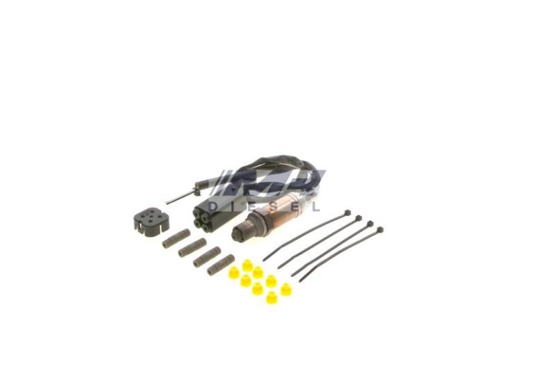 BOSCH 0258986504 Universal Lambda Sensörü – 3 Kablolu Isıtmalı Oksijen Sensörü