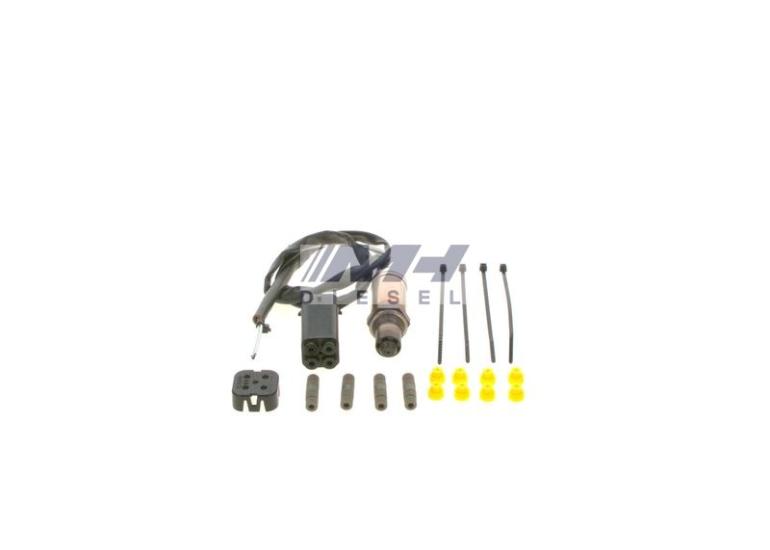BOSCH 0258986504 Universal Lambda Sensörü – 3 Kablolu Isıtmalı Oksijen Sensörü