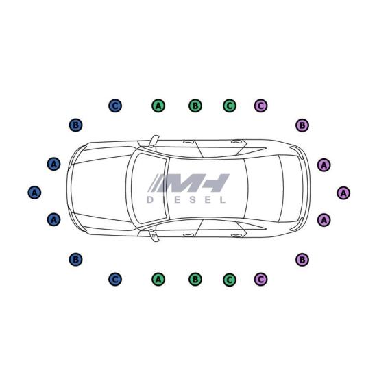 BOSCH 0263009638 Park Sensörü – Mercedes-Benz A, B, C, E, E, G, S, Vito, Sprinter